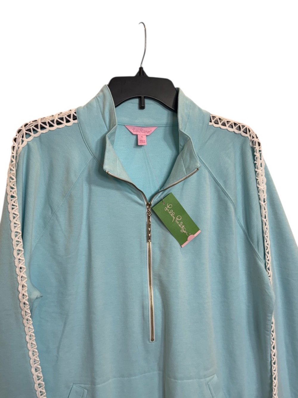 Lilly Pulitzer Skipper Popover Half-Zip Pullover Lightweight Jacket - Picture 3 of 12
